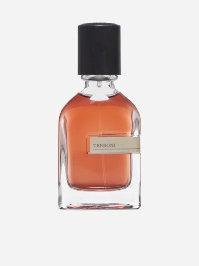 Shop Orto Parisi Terroni Parfum In Transparent,orange,brown