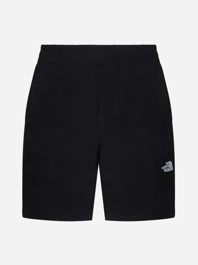 Shop The North Face Easy Wind Logo Shorts In Black