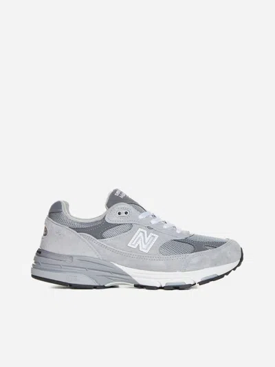 Shop New Balance 993 Sneakers In Cool Grey