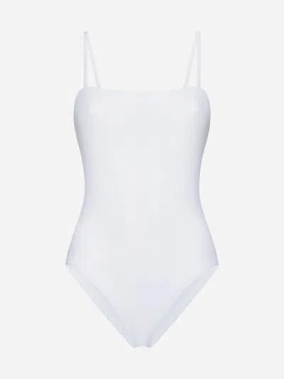 Eres Sporty Swimsuit In White In White