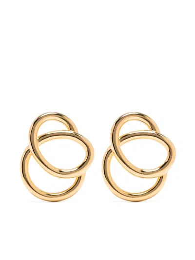 Shop D'estree Destree Sonia Icon Short Piercing Gold Tu Accessories In Grey