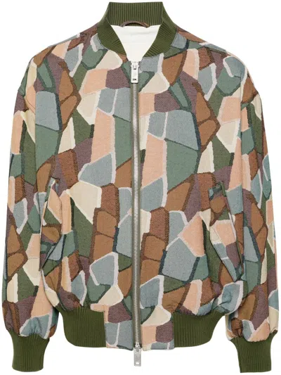Shop Emporio Armani Blouson Jacket Clothing In F514 Multicolor