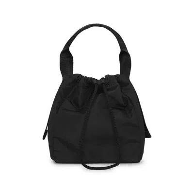 Shop Ganni Recycled Tech Pouch Bags In Black
