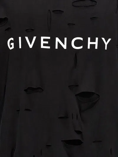 Shop Givenchy T-shirt In Faded Black