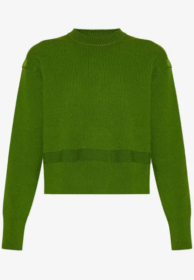 Shop Bottega Veneta Cashmere-blend Sweater In Jalapeno