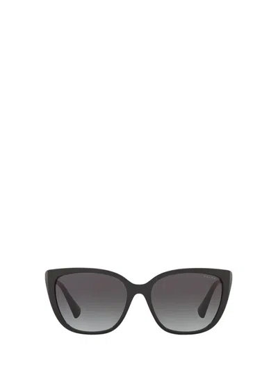 Shop Ralph Lauren Sunglasses In Shiny Black