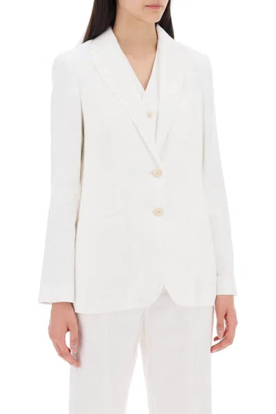 Shop Polo Ralph Lauren Single Breasted Linen Jacket