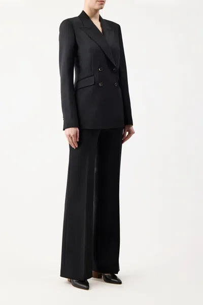 Gabriela Hearst Angela Wool Blazer In Black
