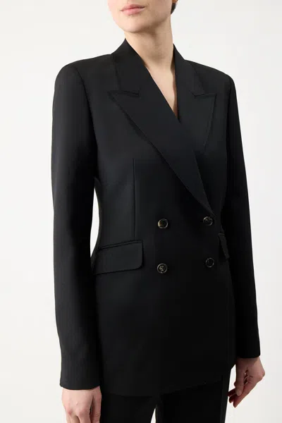 Gabriela Hearst Angela Wool Blazer In Black