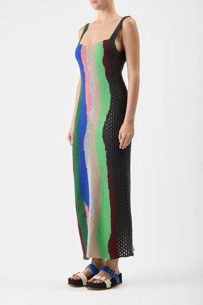 Shop Gabriela Hearst Arben Knit Dress In Multi Cashmere