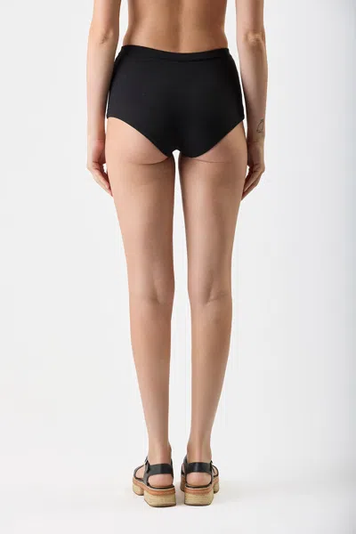 Shop Gabriela Hearst Aris Knit Short In Black Merino Wool