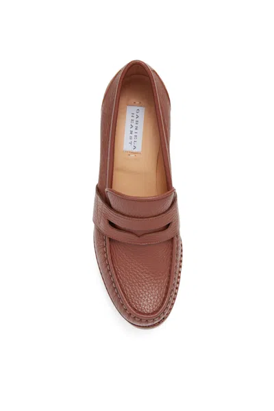 Shop Gabriela Hearst Augusta Platform Loafer In Cognac Leather