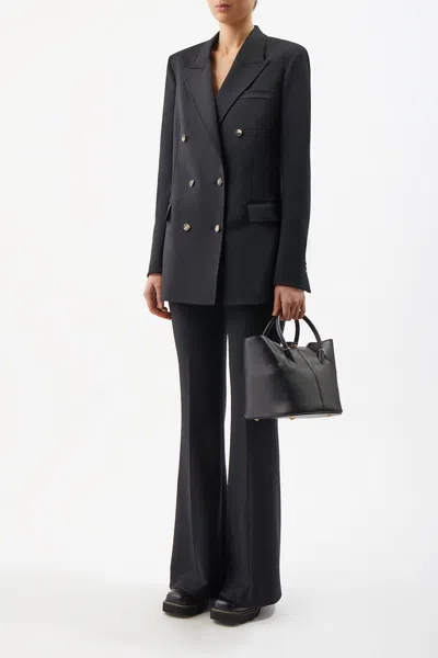 Gabriela Hearst Baez Bag In Black Nappa Leather In Black