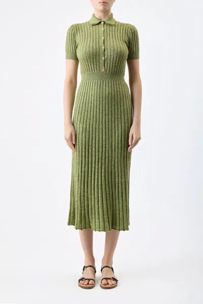 Shop Gabriela Hearst Avant Dress In Silk Cashmere In Bordeaux Multi
