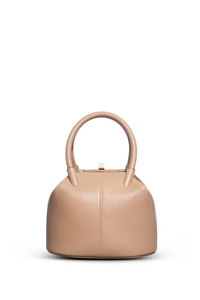 Shop Gabriela Hearst Baez Bag In Nude Nappa Leather
