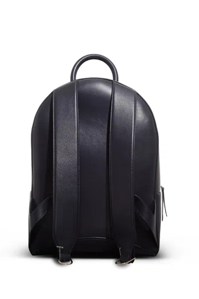 Gabriela Hearst Billie Backpack In Navy Nappa Leather In Navy