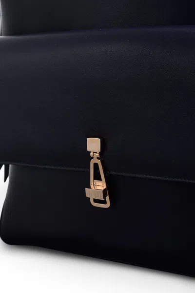 Gabriela Hearst Billie Backpack In Navy Nappa Leather In Navy
