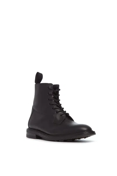 Shop Gabriela Hearst Calvert Military Boot In Black Leather