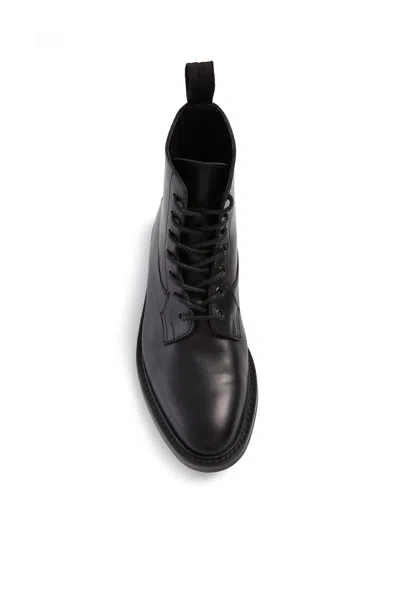 Gabriela Hearst Calvert Military Boot In Black Leather In Black