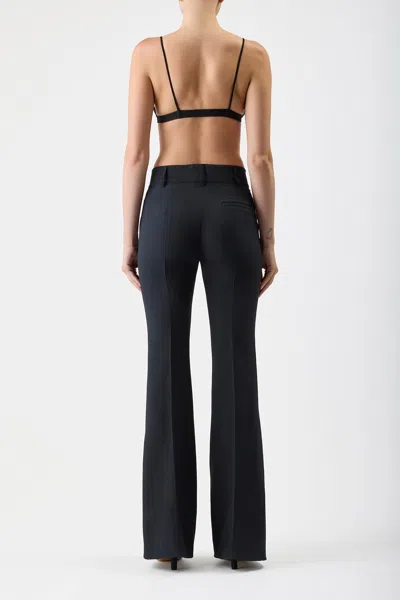 Gabriela Hearst Chevier Wool Bra In Black