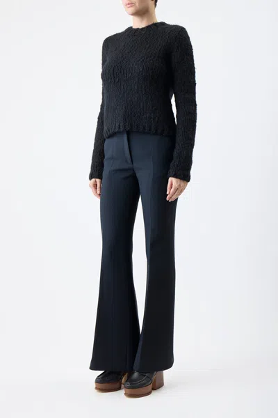 Shop Gabriela Hearst Dalton Knit Sweater In Black Welfat Cashmere