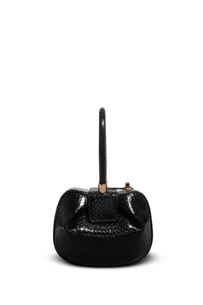 Gabriela Hearst Demi Bag In Black Snakeskin In Black