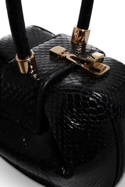 Shop Gabriela Hearst Demi Bag In Black Snakeskin