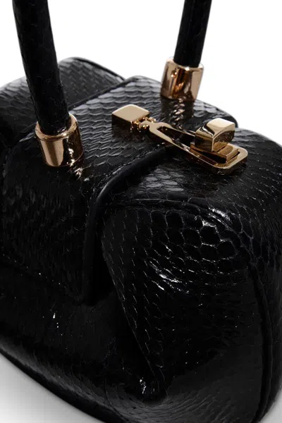 Gabriela Hearst Demi Bag In Black Snakeskin In Black