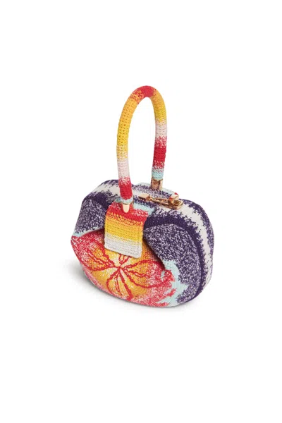 Gabriela Hearst Demi Bag In Blue, Red & Orange Crochet In Blue/red/orange