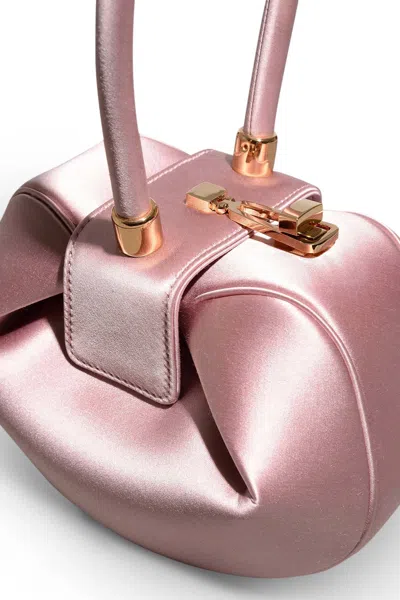 Gabriela Hearst Demi Bag In Amethyst Satin In Amethyst