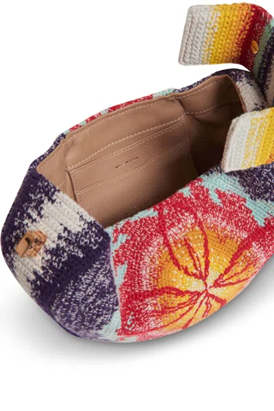 Gabriela Hearst Demi Bag In Blue, Red & Orange Crochet In Blue/red/orange