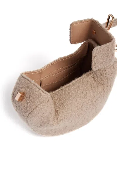 Gabriela Hearst Demi Bag In Camel Cashmere Boucle In Camel