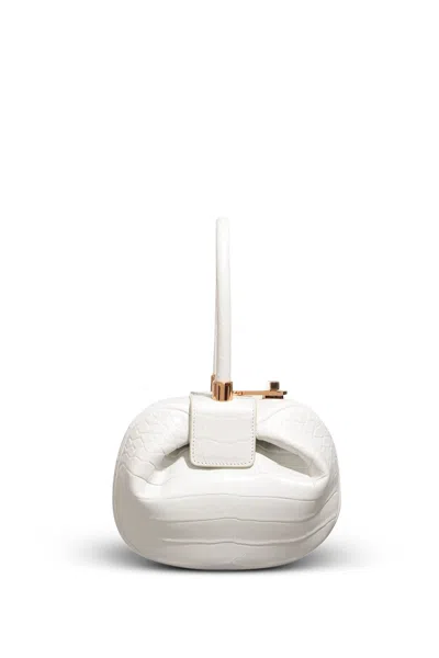 Gabriela Hearst Demi Bag In Ivory Crocodile Leather In Ivory