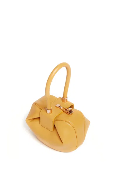 Shop Gabriela Hearst Demi Bag In Golden Birch Nappa Leather