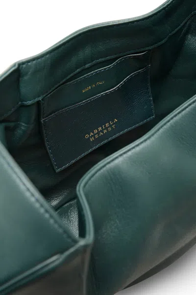Shop Gabriela Hearst Demi Bag In Green Nappa Leather