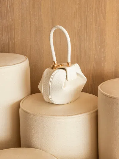 Gabriela Hearst Demi Bag In Ivory Snakeskin In Ivory