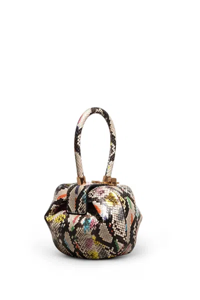Shop Gabriela Hearst Demi Bag In Multicolor Snakeskin