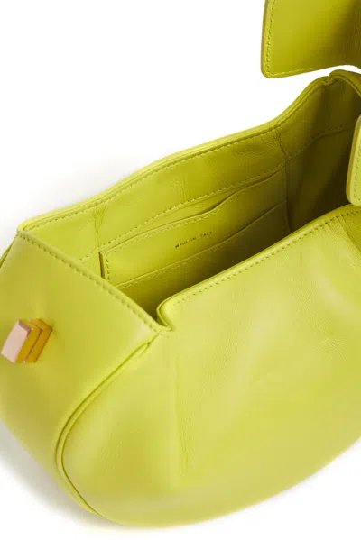 Gabriela Hearst Demi Bag In Lime Adamite Nappa Leather In Lime Adamite