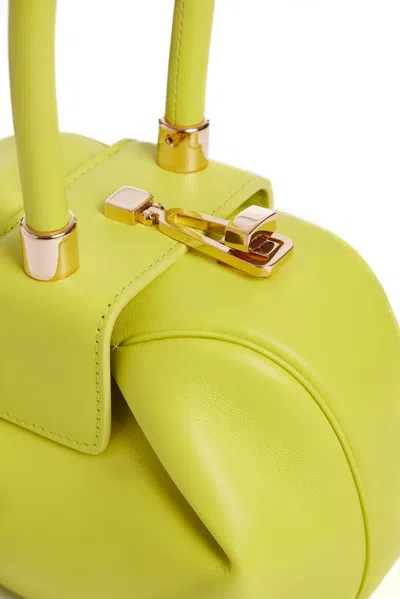 Gabriela Hearst Demi Bag In Lime Adamite Nappa Leather In Lime Adamite