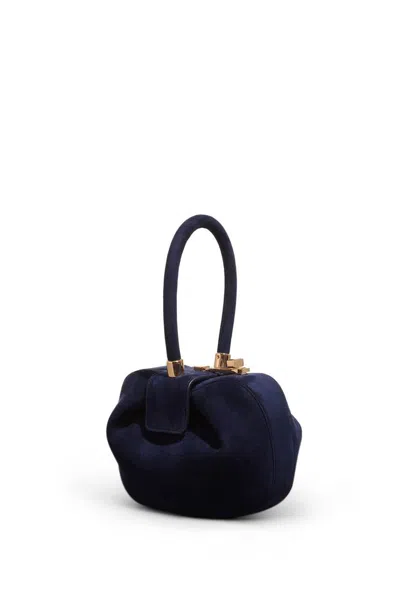 Gabriela Hearst Demi Bag In Navy Suede In Navy