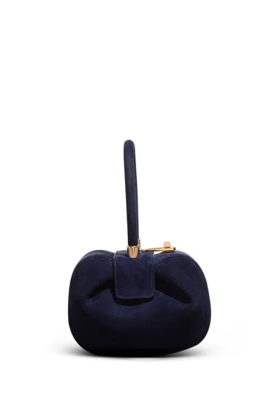 Gabriela Hearst Demi Bag In Navy Suede In Navy