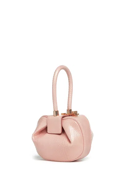 Gabriela Hearst Demi Bag In Pink Snakeskin In Pink