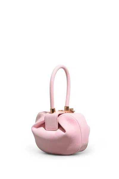 Shop Gabriela Hearst Demi Bag In Pink Suede