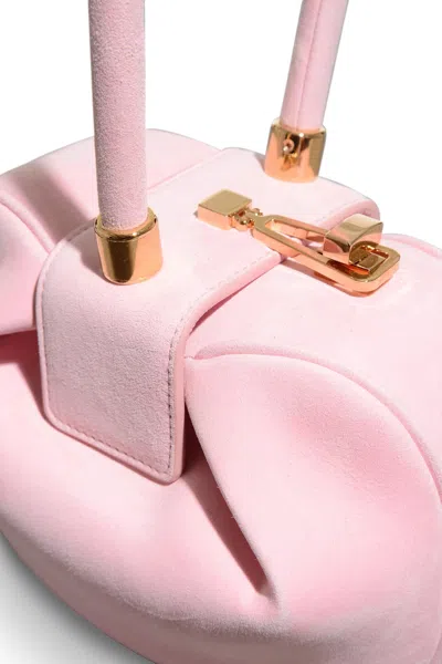 Shop Gabriela Hearst Demi Bag In Pink Suede
