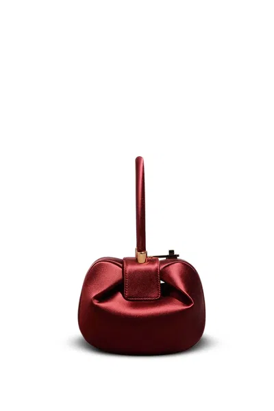 Gabriela Hearst Demi Bag In Ruby Satin In Ruby