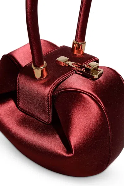 Gabriela Hearst Demi Bag In Ruby Satin In Ruby