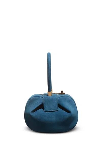Gabriela Hearst Demi Bag In Teal Suede In Teal