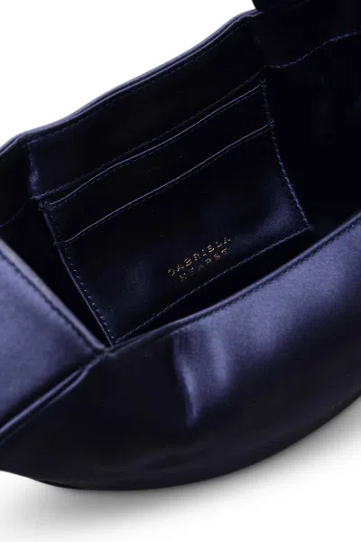 Gabriela Hearst Demi Bag In Sapphire Satin In Sapphire