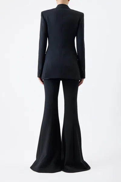 Shop Gabriela Hearst Desmond Pant In Black Virgin Wool