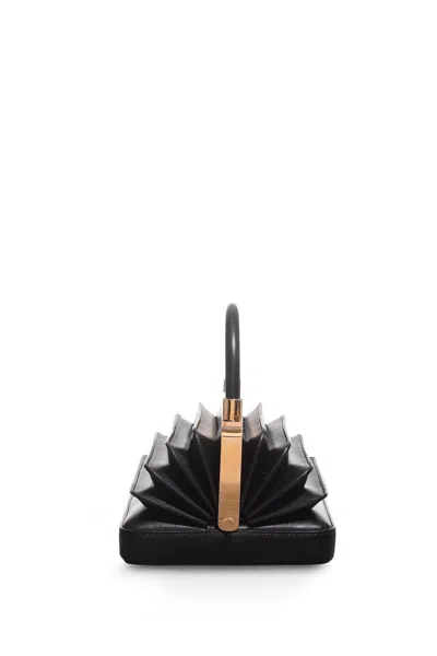 Shop Gabriela Hearst Diana Bag In Black Nappa Leather